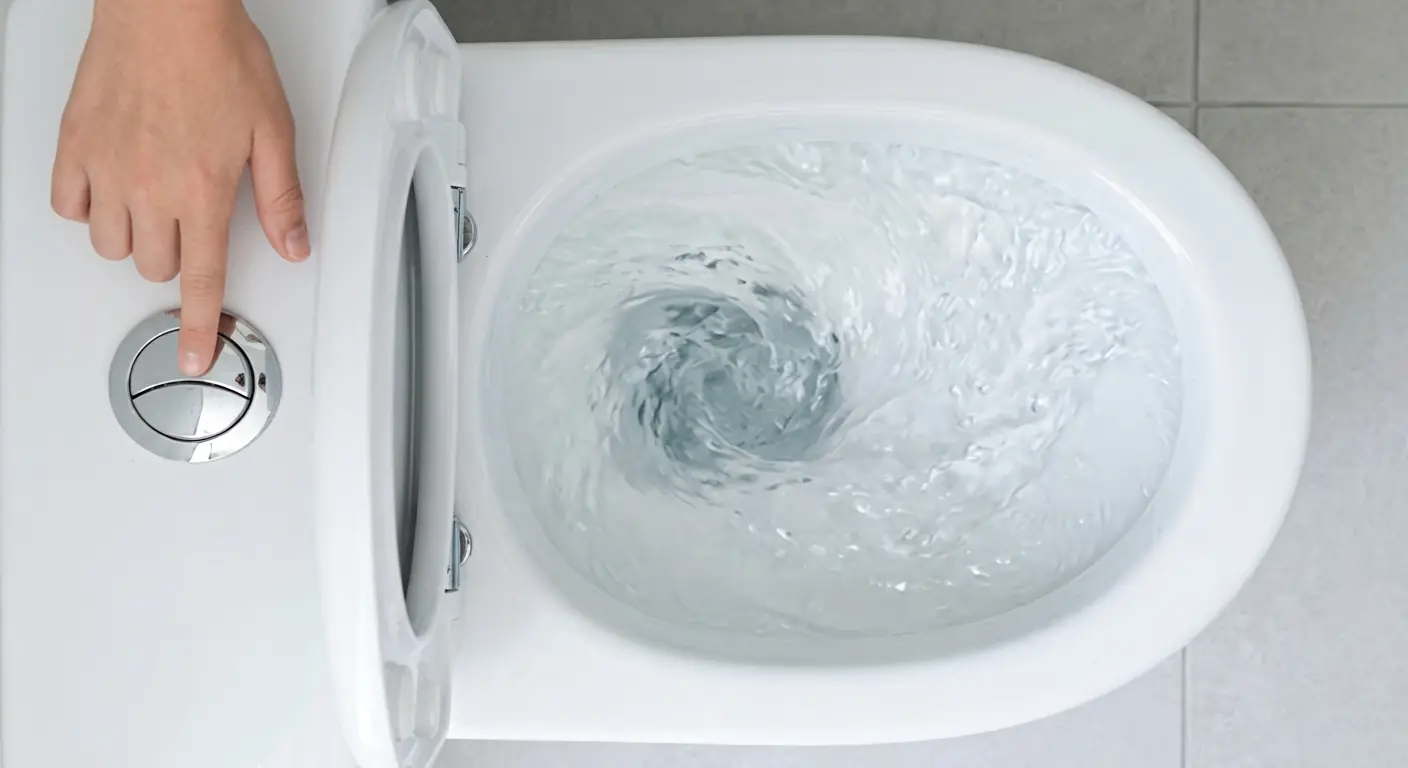 Incarner le concept de la chasse d'eau