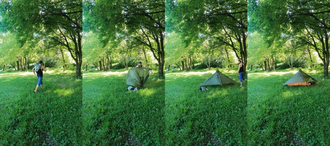 Entraînement campement